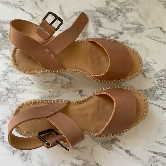 Soludos platform leather espadrilles - Picture 5 of 6